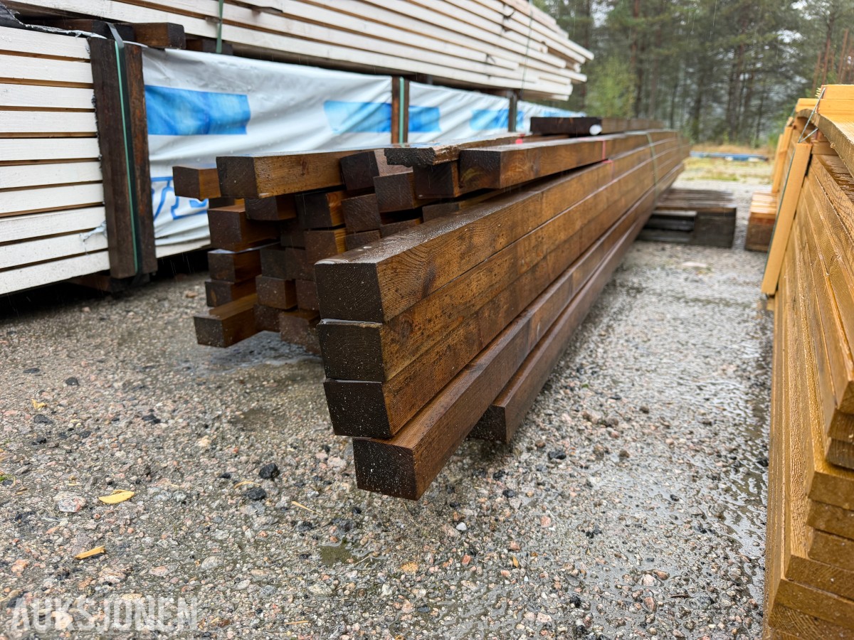 DIVERSE IMPREGNERTE TREMATERIALER – OVERSKUDDSMATERIELL MERKET 77