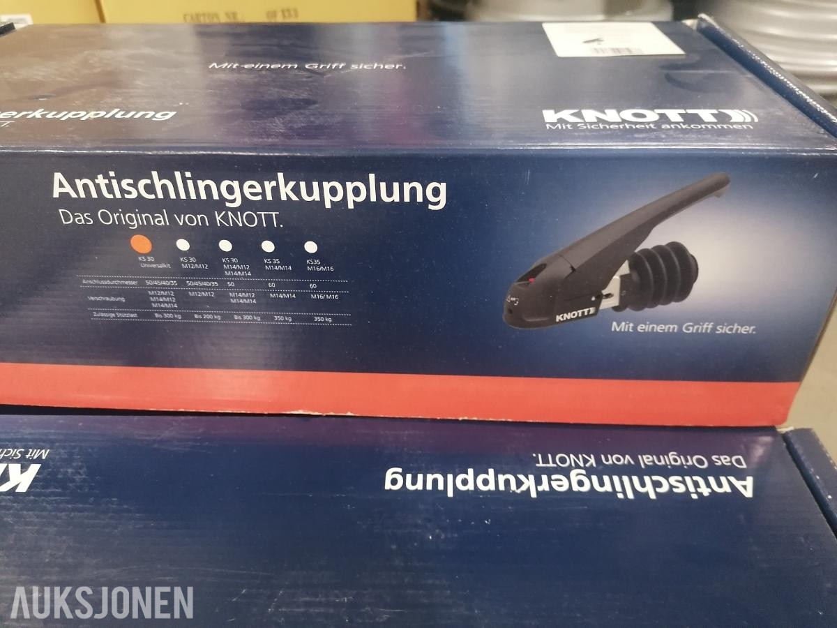 HELT NYTT - 5 stk Knott KS30 Antislingringskobling til tilhenger/campingvogn.