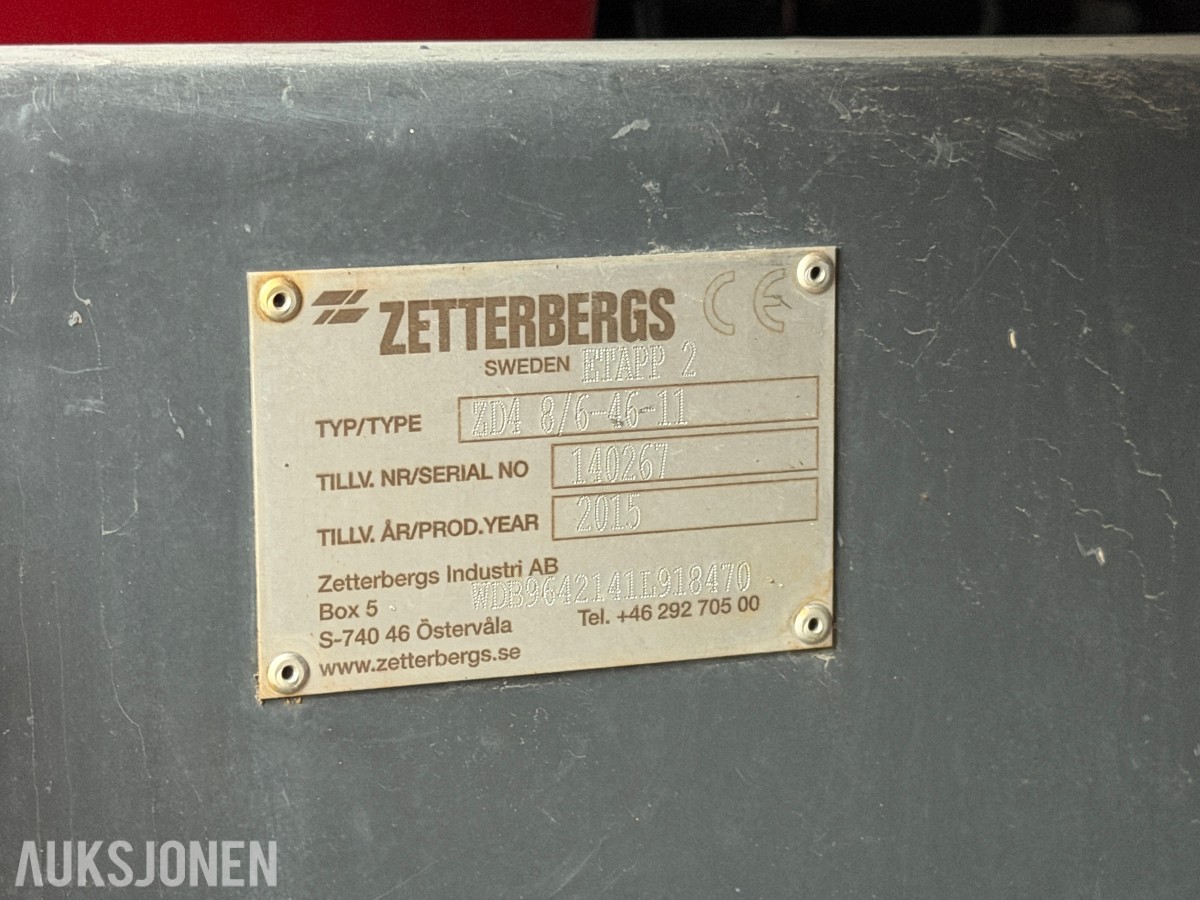 2015 Zetterbergs ZD4 8/6-4G-11 tippkasse