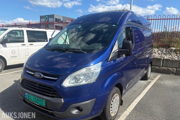 2016 Ford Transit Custom 2.0-170 D, 162560km henger feste høyt tak innredning