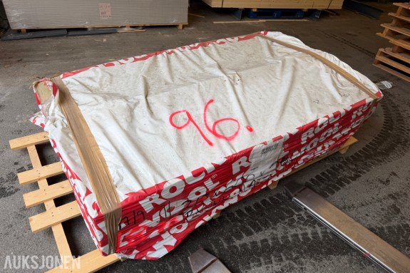 20 STK ROCKWOOL TF PLATE 30 X 600 X 2000 MM – 24 M² – PALL MERKET 96