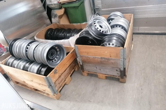 Diverse stålfelger til tilhenger 12" - 15" 5x112