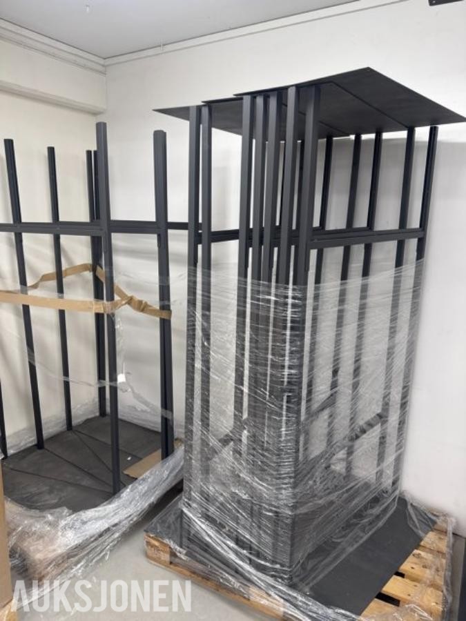 Komplett Wanzl butikkinnredning / hyllesystem – over 4 500 deler