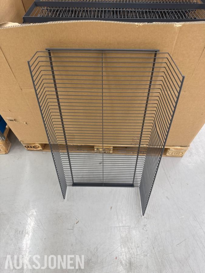 Komplett Wanzl butikkinnredning / hyllesystem – over 4 500 deler