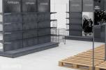 Komplett Wanzl butikkinnredning / hyllesystem – over 4 500 deler