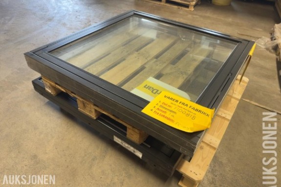 2stk vinduer 1088x1088 mm