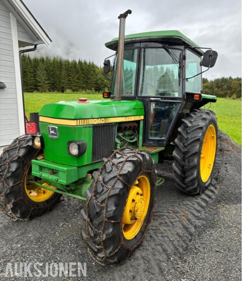 1982 John Deere 2040 SG2 traktor - MVA FRI