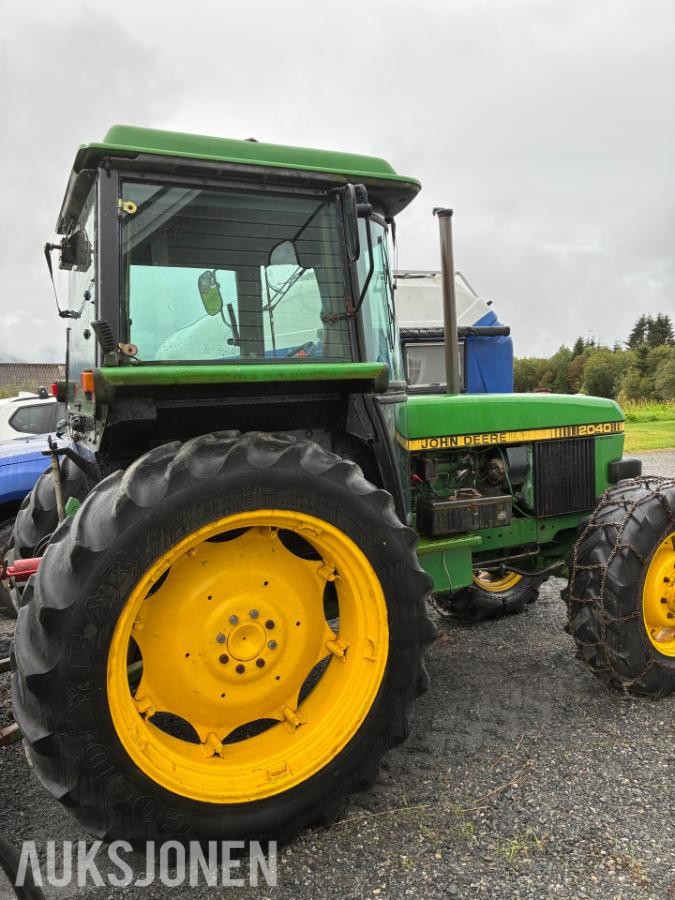 1982 John Deere 2040 SG2 traktor - MVA FRI