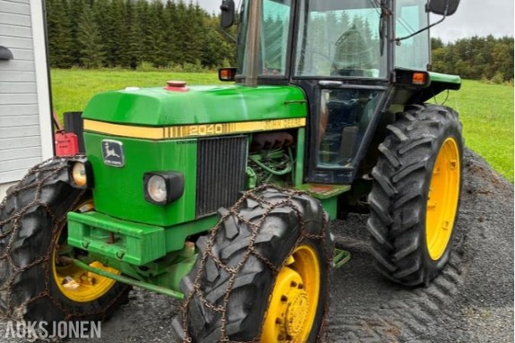 1982 John Deere 2040 SG2 traktor - MVA FRI