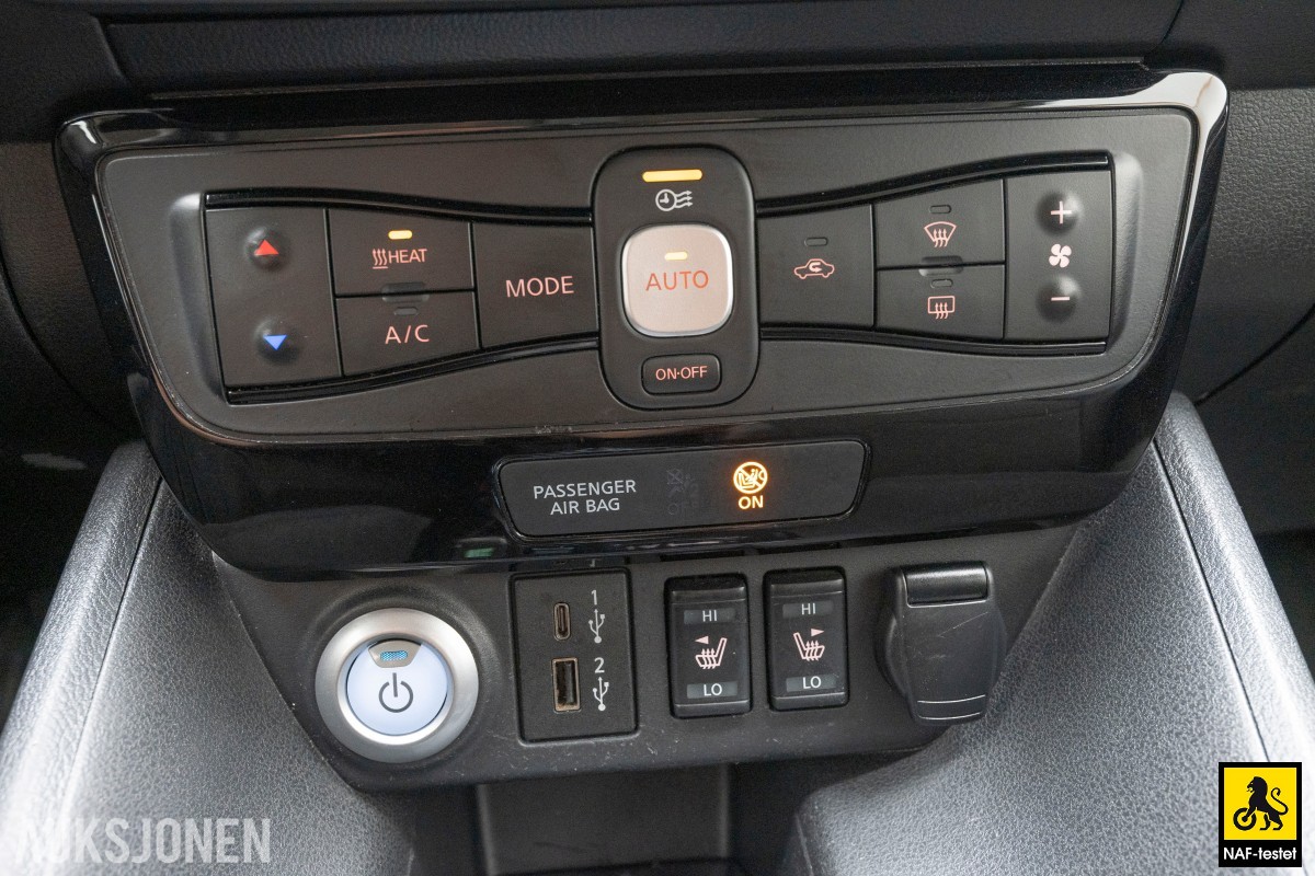 2022 Nissan Leaf E+ 62 KWH ACC VARMER 360-KAMERA NAVI