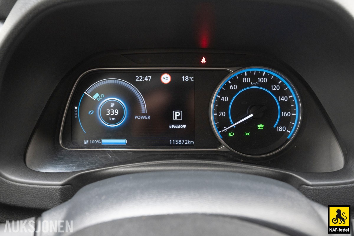 2022 Nissan Leaf 62kWH ACC 360 KAMERA VARMER NAVI