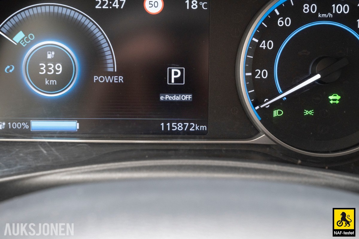 2022 Nissan Leaf 62kWH ACC 360 KAMERA VARMER NAVI