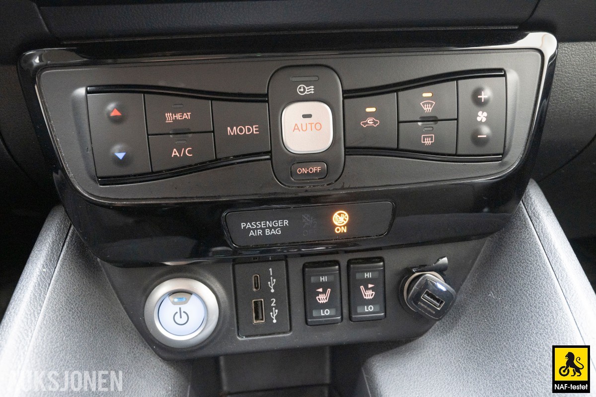2022 Nissan Leaf 62kWH ACC 360 KAMERA VARMER