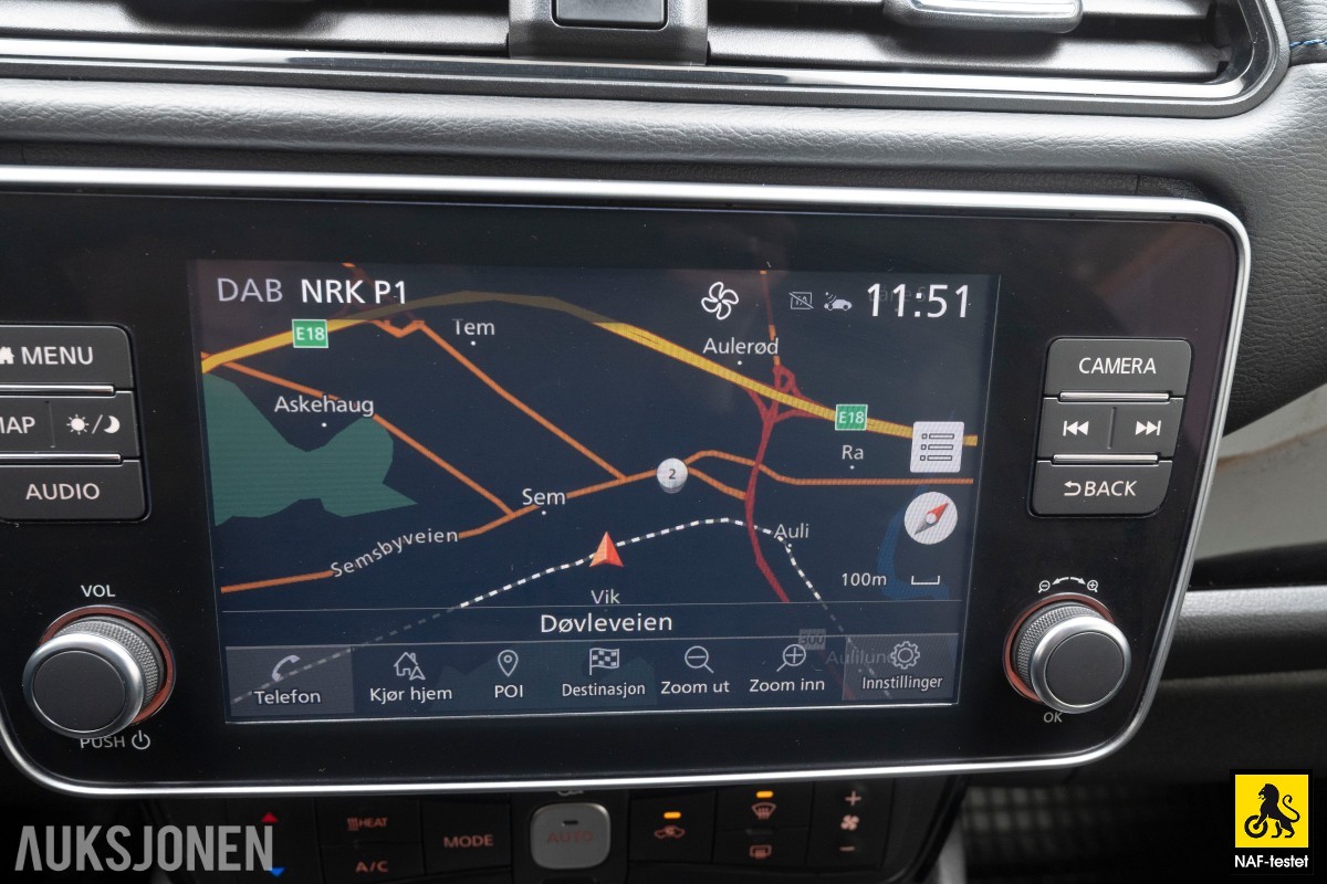 2022 Nissan Leaf 62kWH ACC 360 KAMERA VARMER
