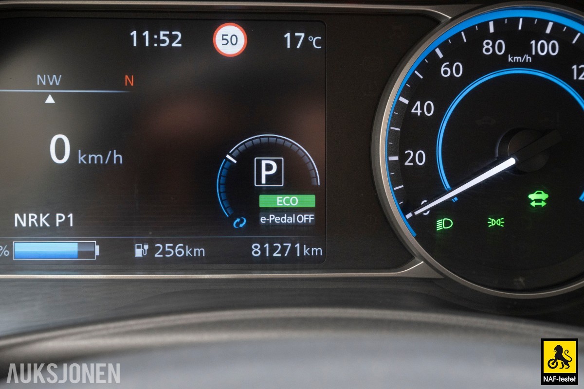 2022 Nissan Leaf 62kWH ACC 360 KAMERA VARMER
