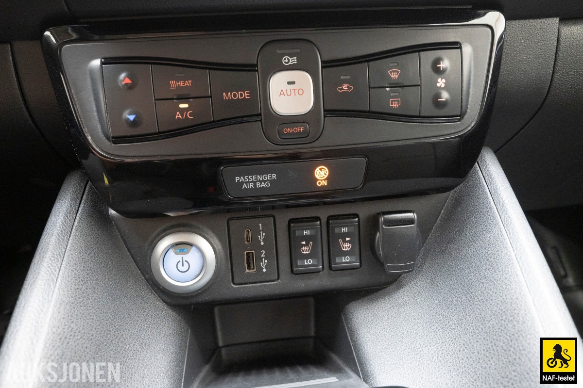 2021 Nissan Leaf 62kWH ACC 360 KAMERA VARMER