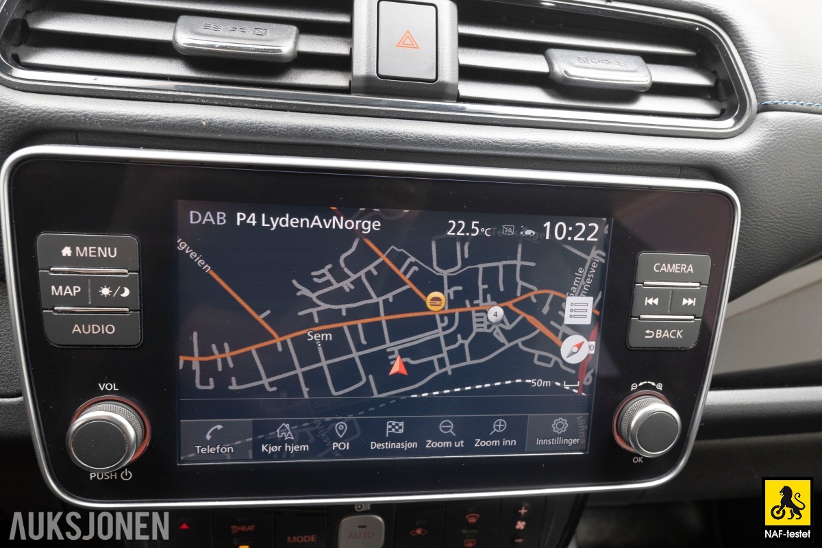 2021 Nissan Leaf 62kWH ACC 360 KAMERA VARMER