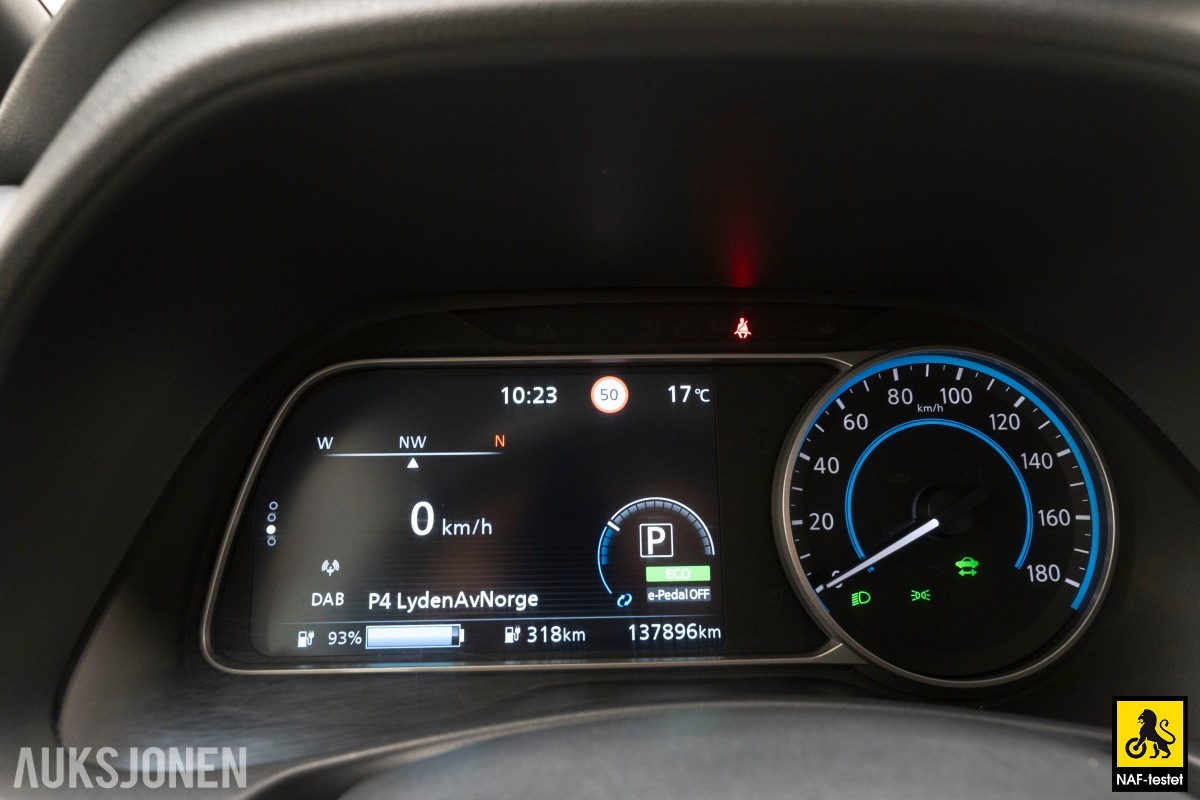 2021 Nissan Leaf 62kWH ACC 360 KAMERA VARMER