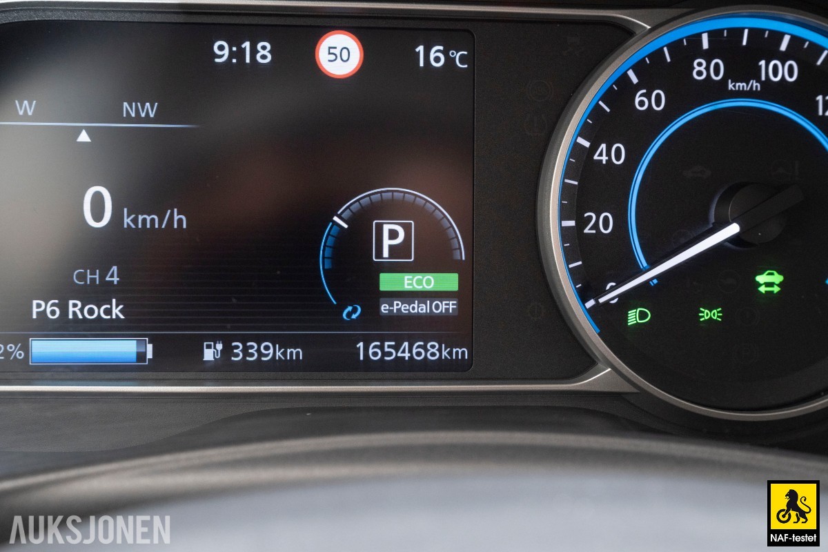2022 Nissan Leaf 62kWH ACC 360 KAMERA VARMER 