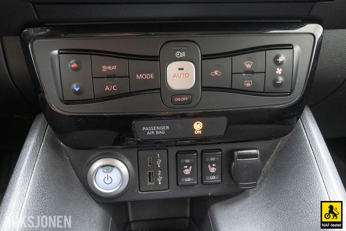 2022 Nissan Leaf 62kWH ACC 360 KAMERA VARMER