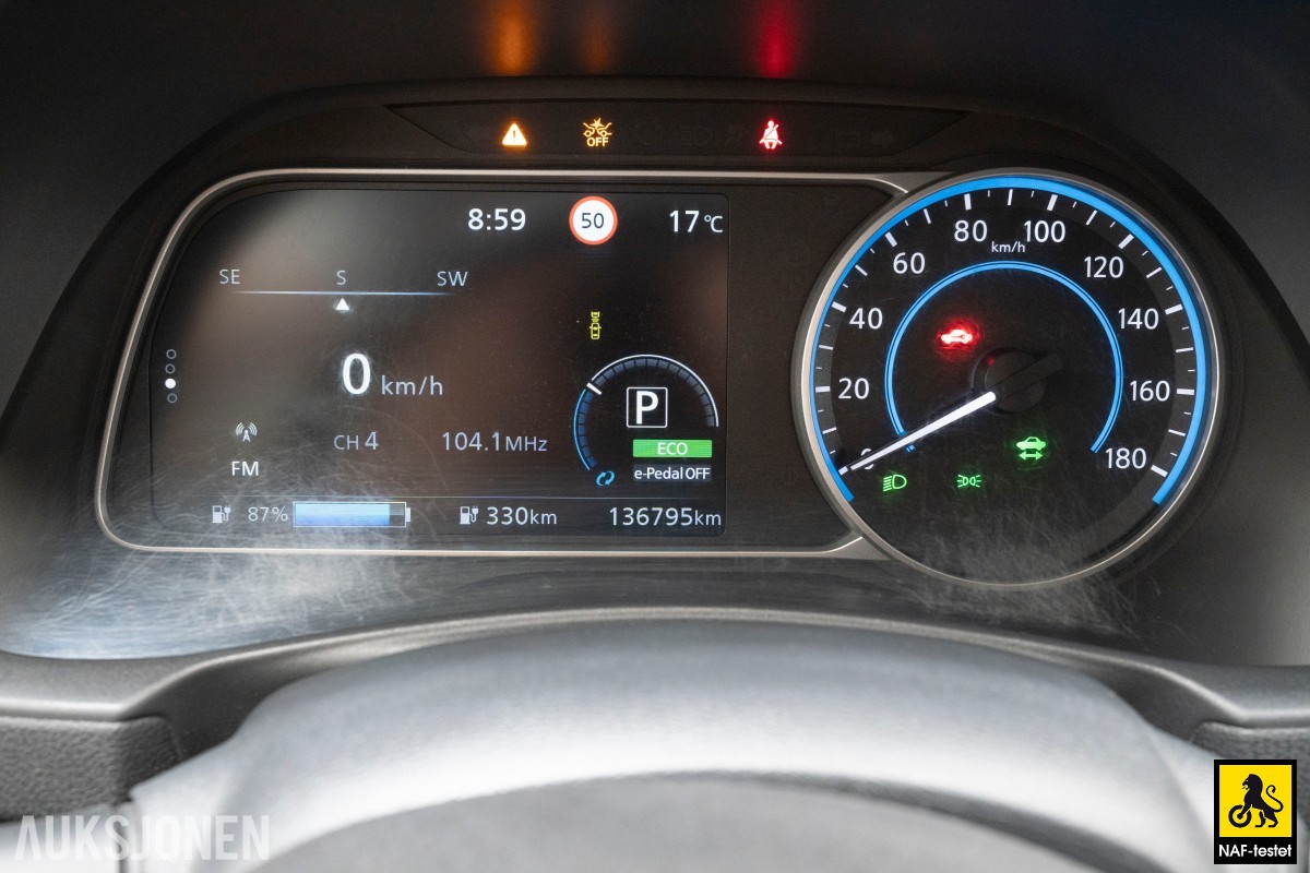 2022 Nissan Leaf 62kWH ACC 360 KAMERA VARMER