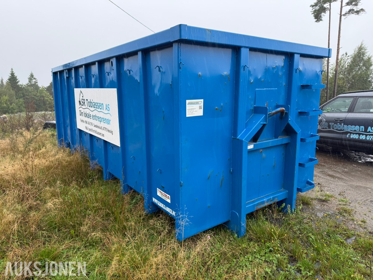 2022 Krokkasser.no krokcontainer – 30 m³ – 6,0 meter