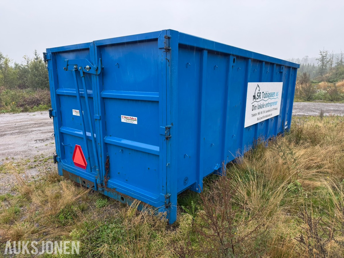 2022 Krokkasser.no krokcontainer – 30 m³ – 6,0 meter