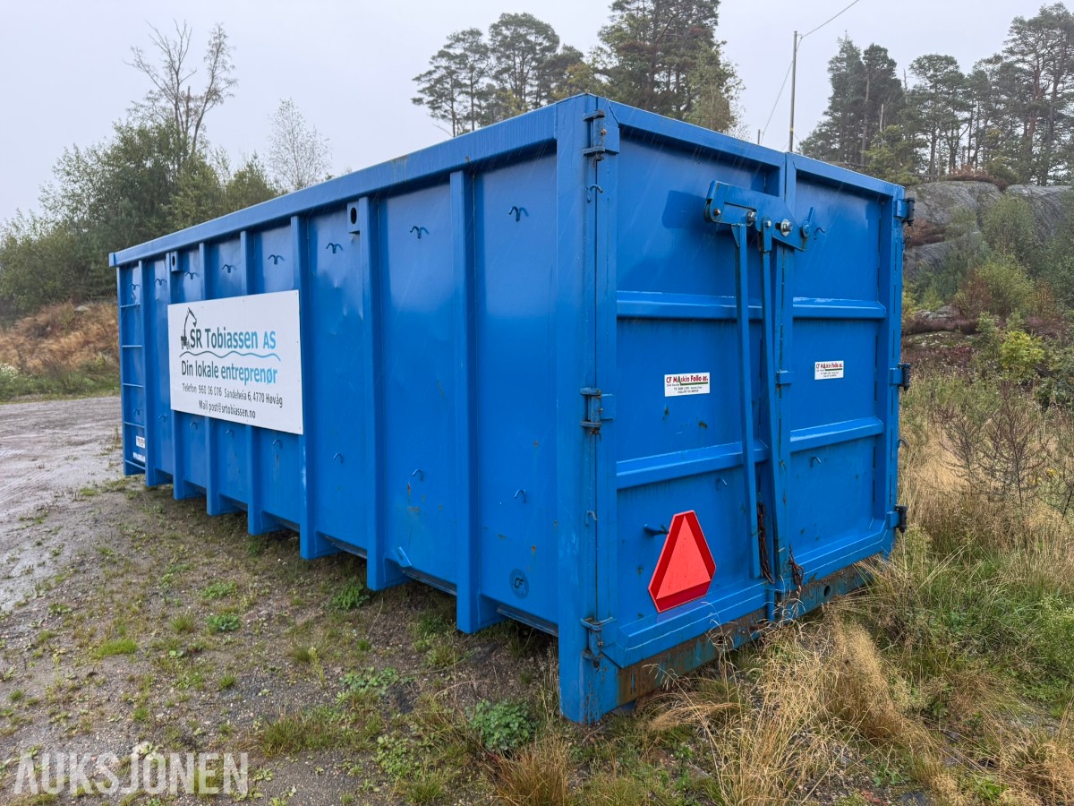 2022 Krokkasser.no krokcontainer – 30 m³ – 6,0 meter