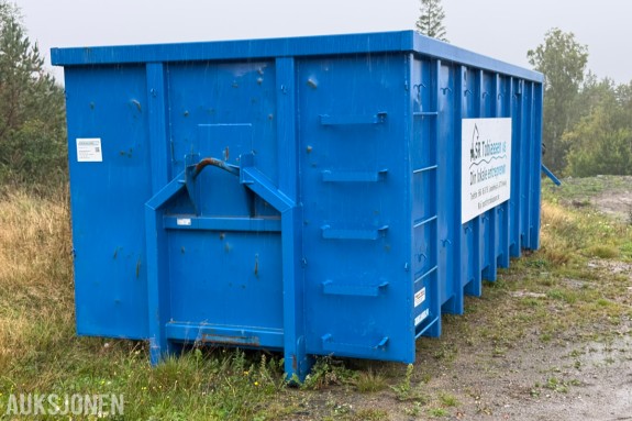 2022 Krokkasser.no krokcontainer – 30 m³ – 6,0 meter