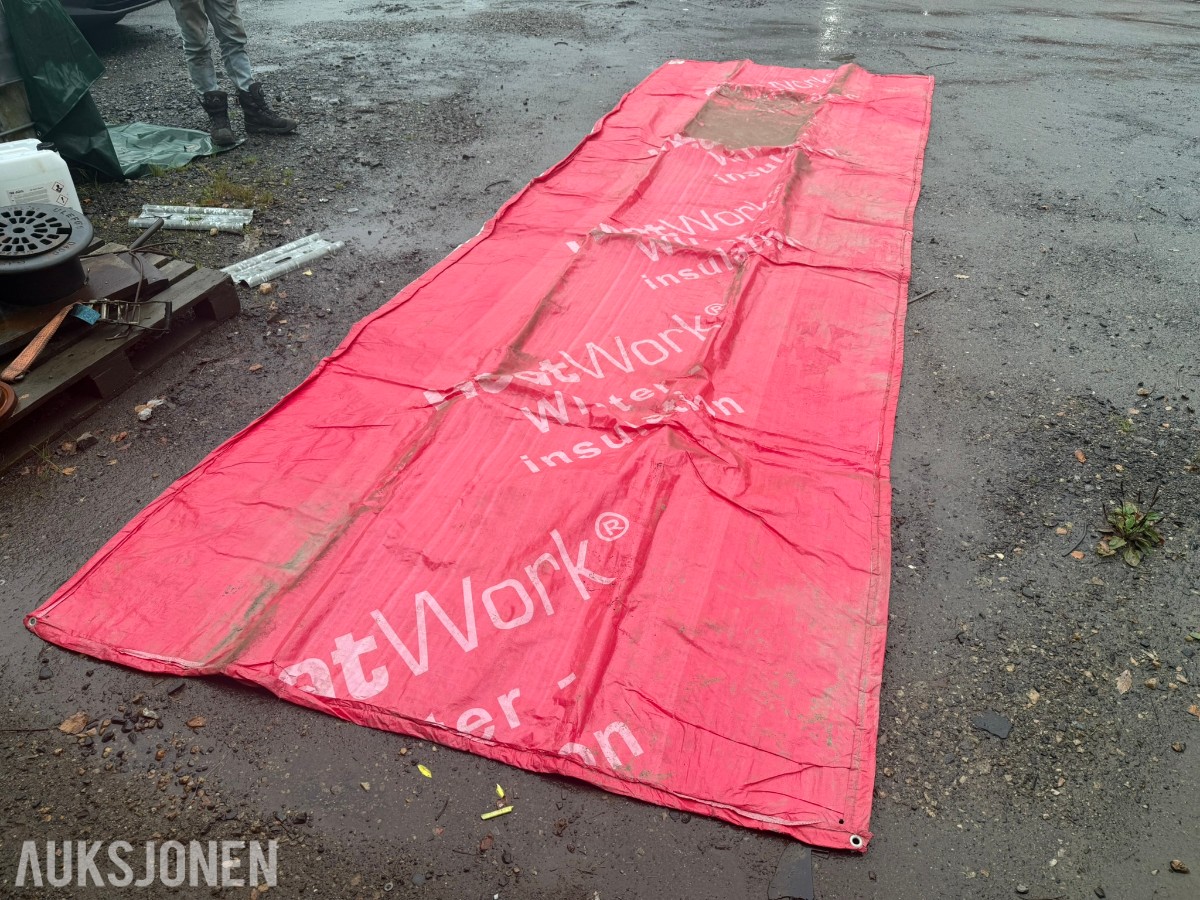 4 stk HeatWork isolasjonsmatter / vintermatter – 2 x 6 meter