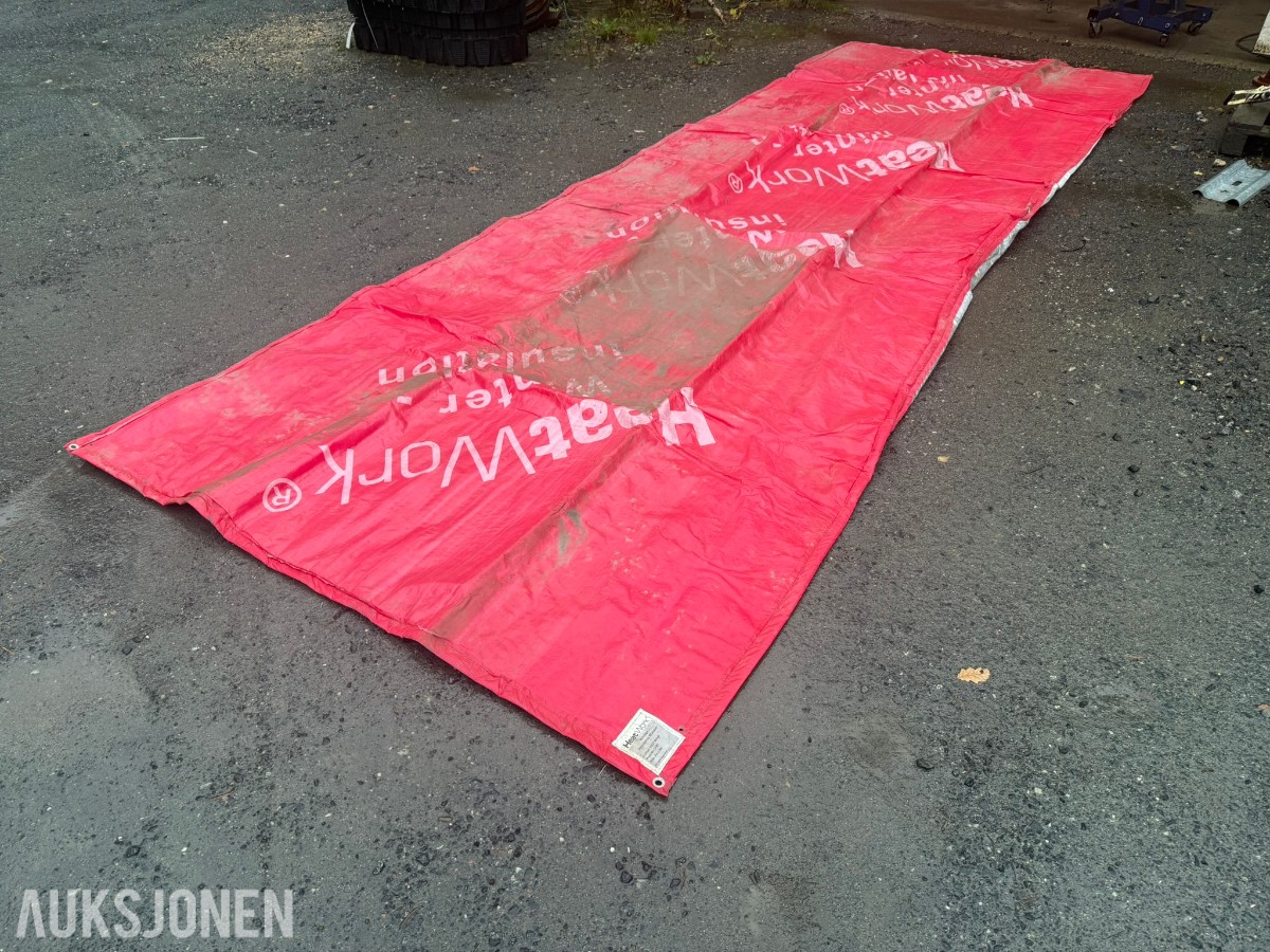 4 stk HeatWork isolasjonsmatter / vintermatter – 2 x 6 meter