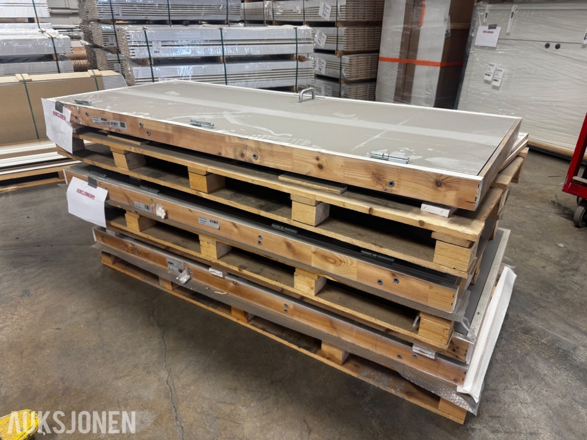 5 stk Innerdører, 4 med karm 990x2090 mm