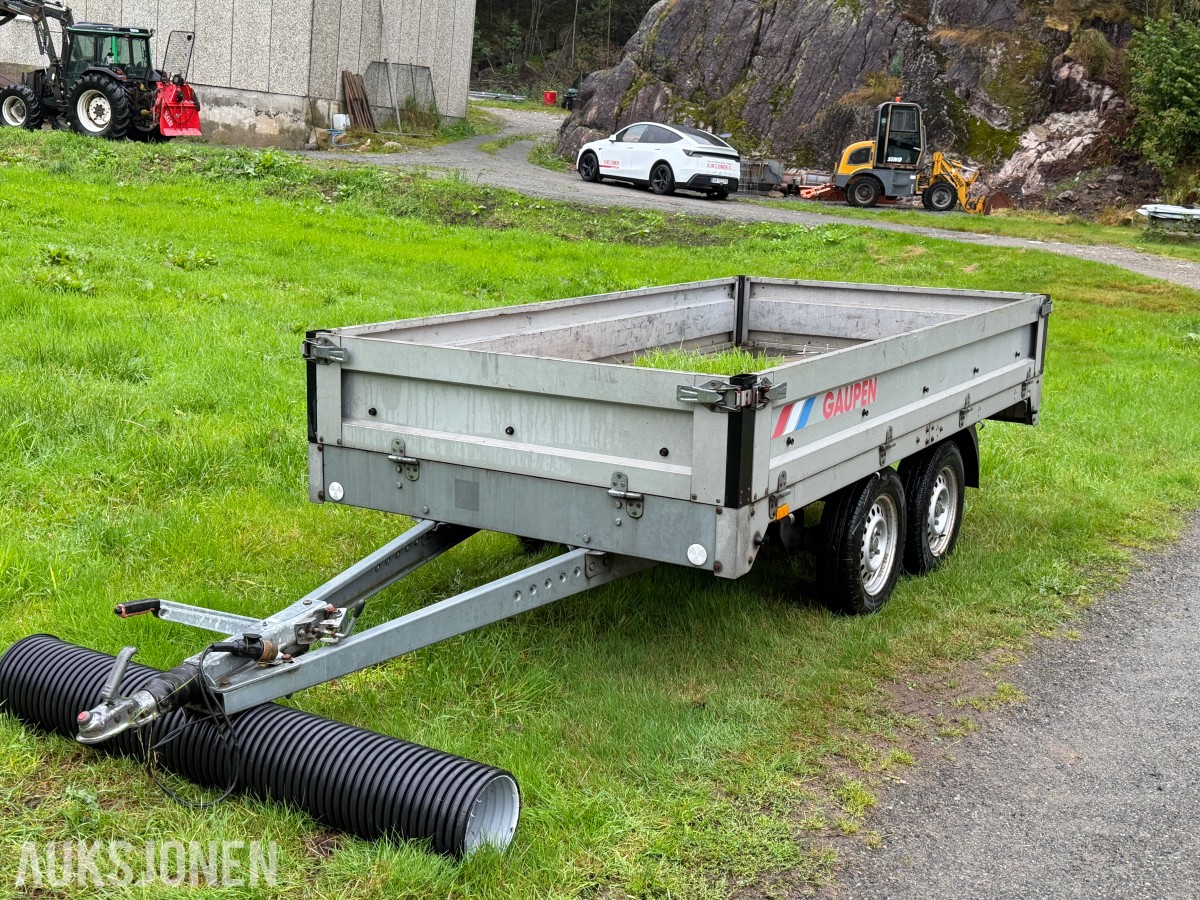 2015 GAUPEN D2030N 2000 KG TANDEMAKSEL AVTAKBARE LEMMER