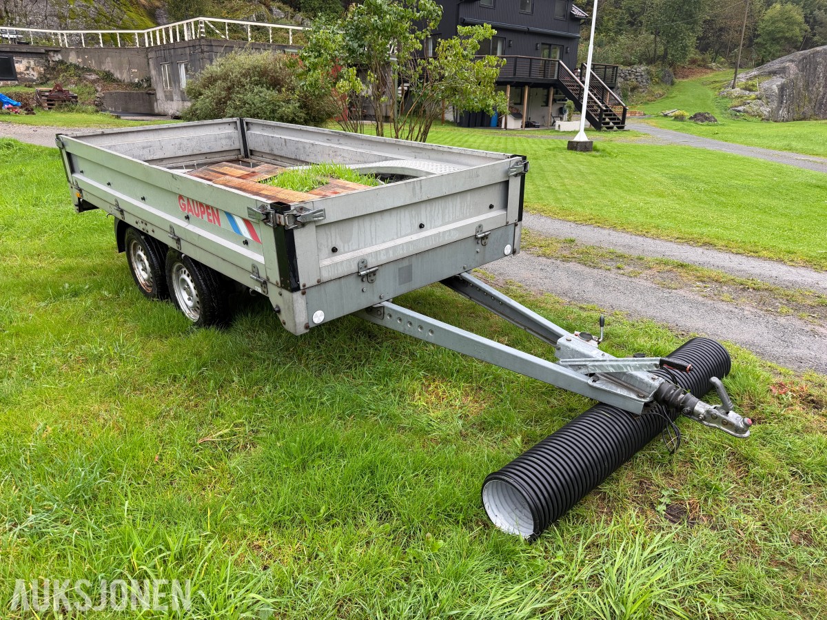 2015 GAUPEN D2030N 2000 KG TANDEMAKSEL AVTAKBARE LEMMER