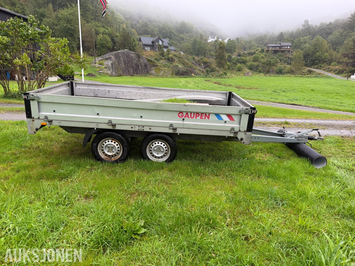 2015 GAUPEN D2030N 2000 KG TANDEMAKSEL AVTAKBARE LEMMER
