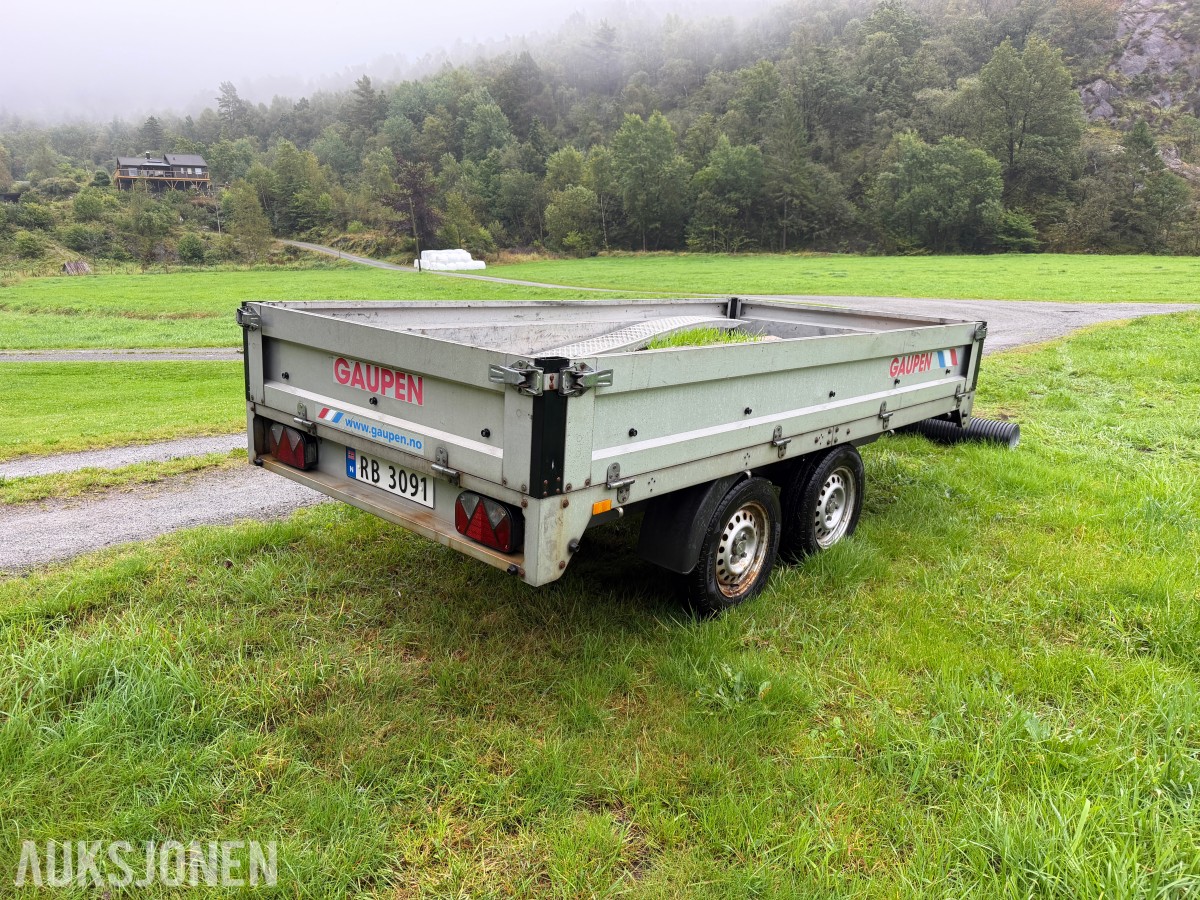 2015 GAUPEN D2030N 2000 KG TANDEMAKSEL AVTAKBARE LEMMER