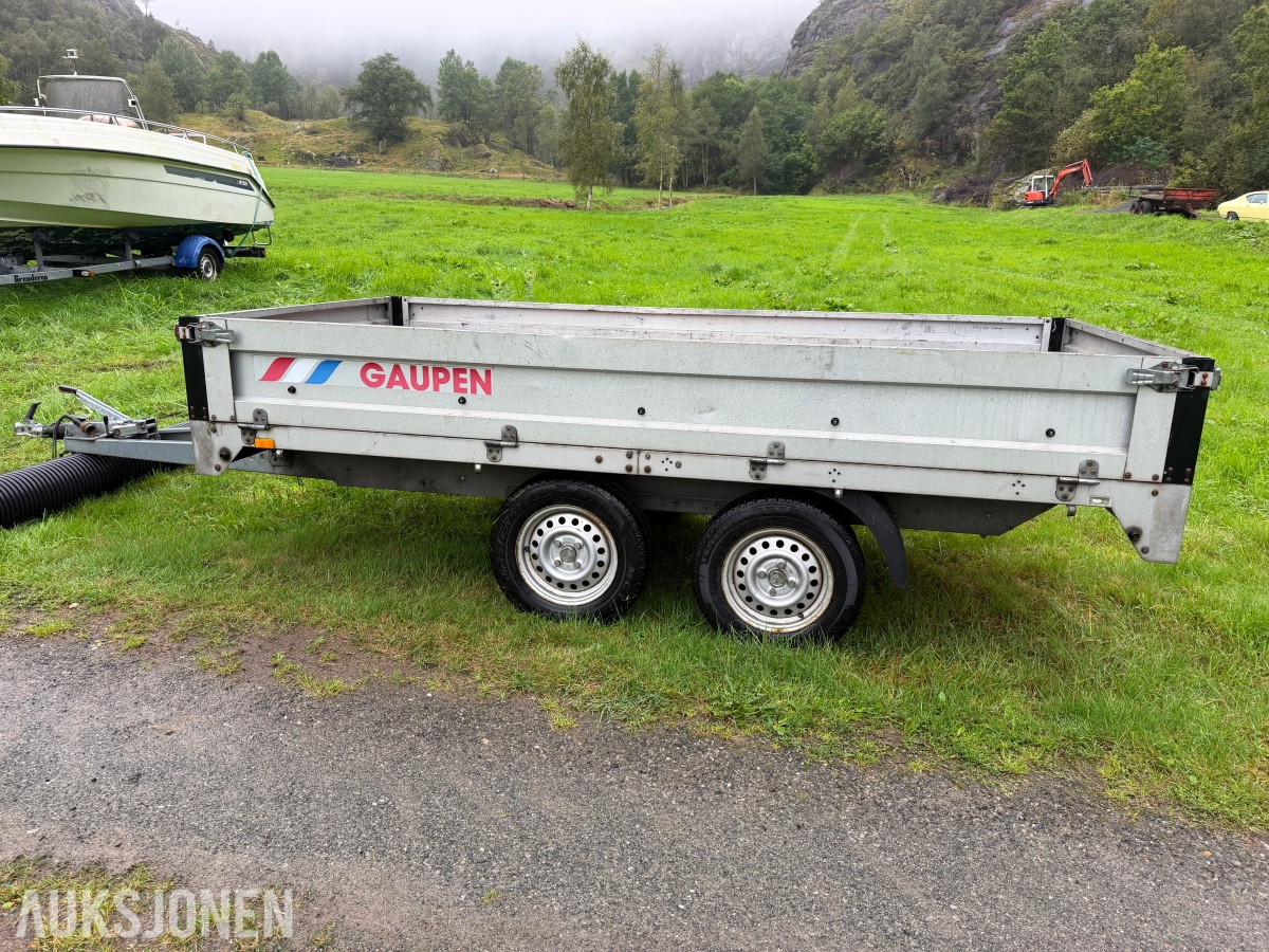2015 GAUPEN D2030N 2000 KG TANDEMAKSEL AVTAKBARE LEMMER