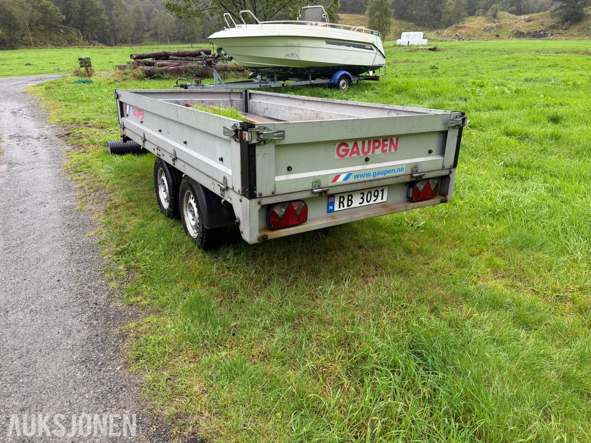 2015 GAUPEN D2030N 2000 KG TANDEMAKSEL AVTAKBARE LEMMER