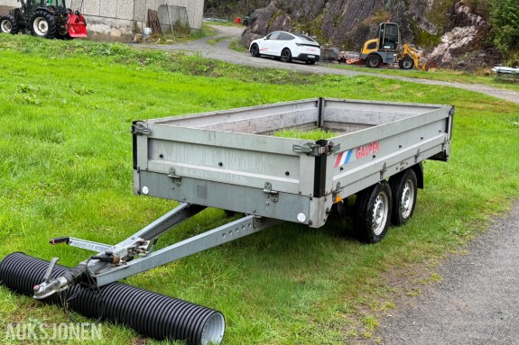 2015 GAUPEN D2030N 2000 KG TANDEMAKSEL AVTAKBARE LEMMER