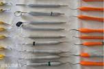 Stort parti LM-Dental odontologiske håndinstrumenter