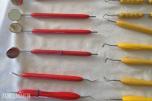 Stort parti LM-Dental odontologiske håndinstrumenter