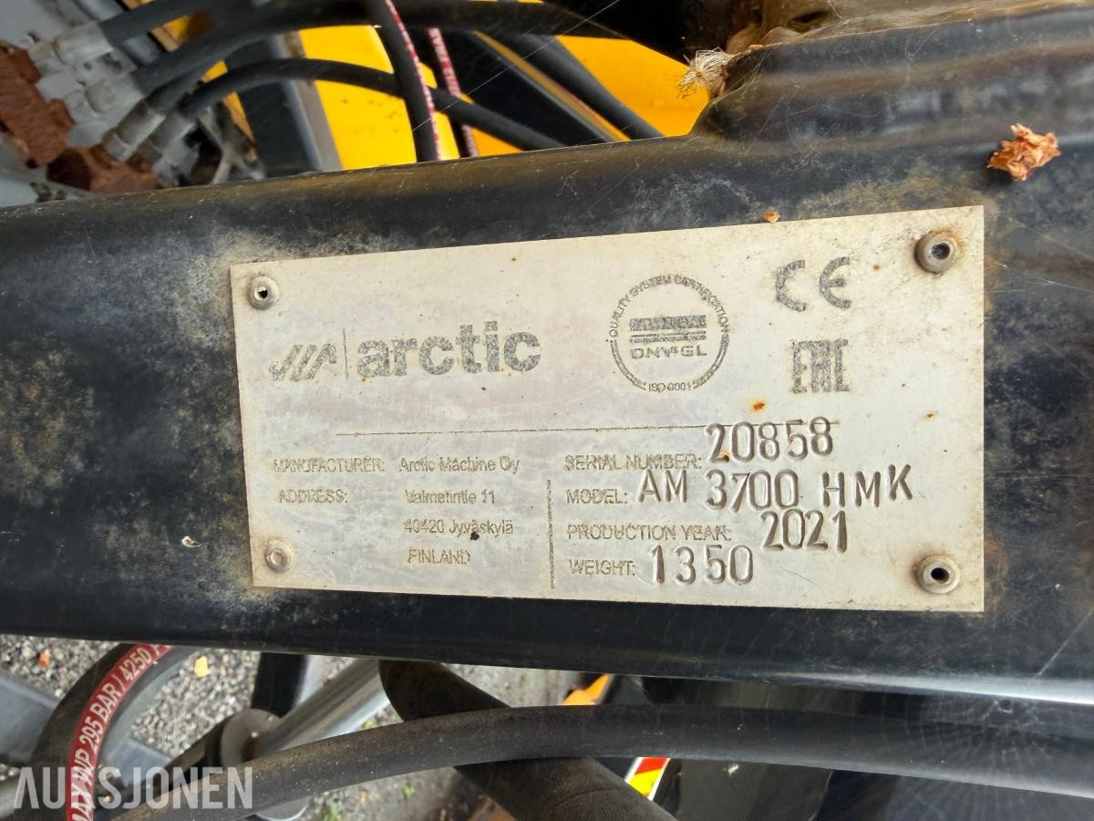 2021 ARCTIC AM 3700 HMK SNØPLOG M/HYDRAULISK SVING