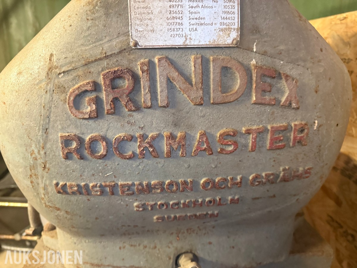 Grindex Rockmaster slipemaskin for borstenger – Serie 11