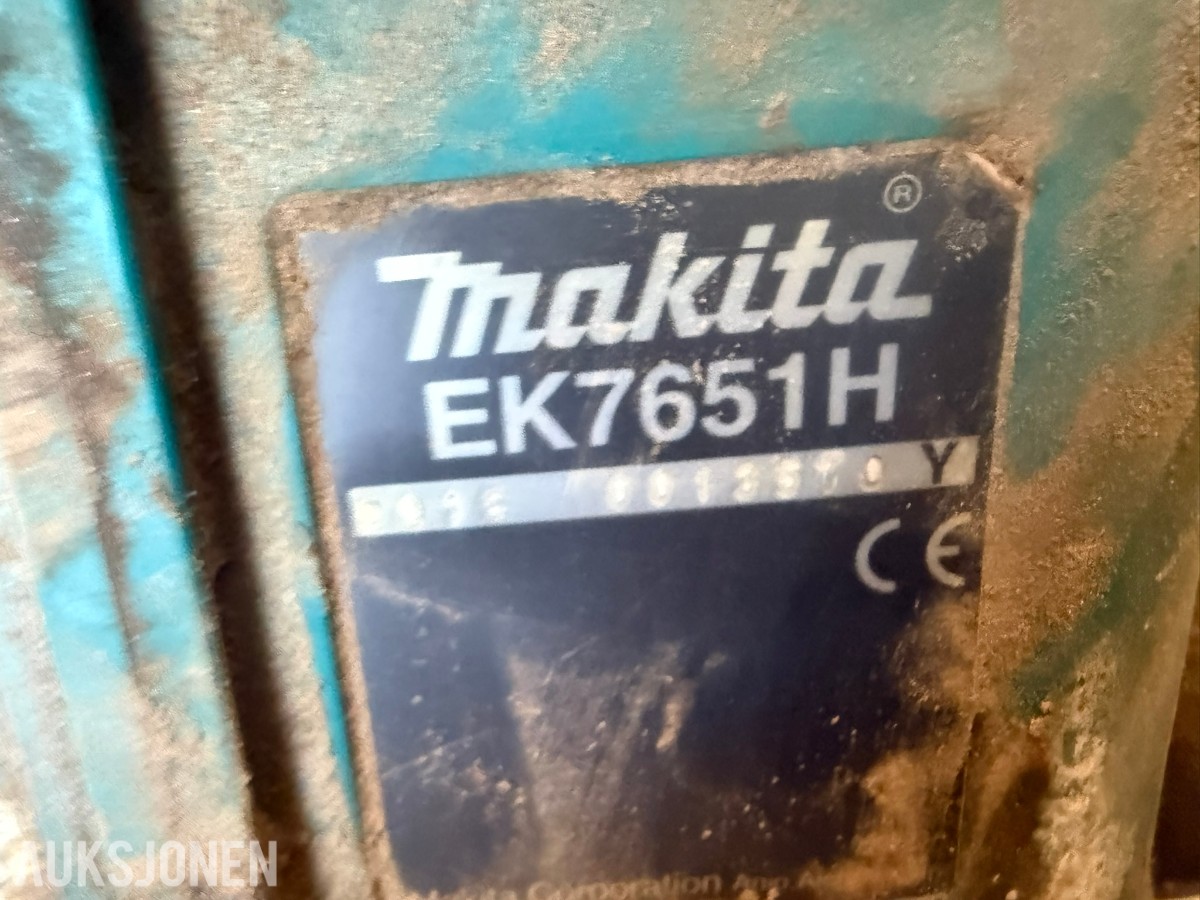 2016 Makita EK7651H bensindrevet kappemaskin - REP OBJEKT