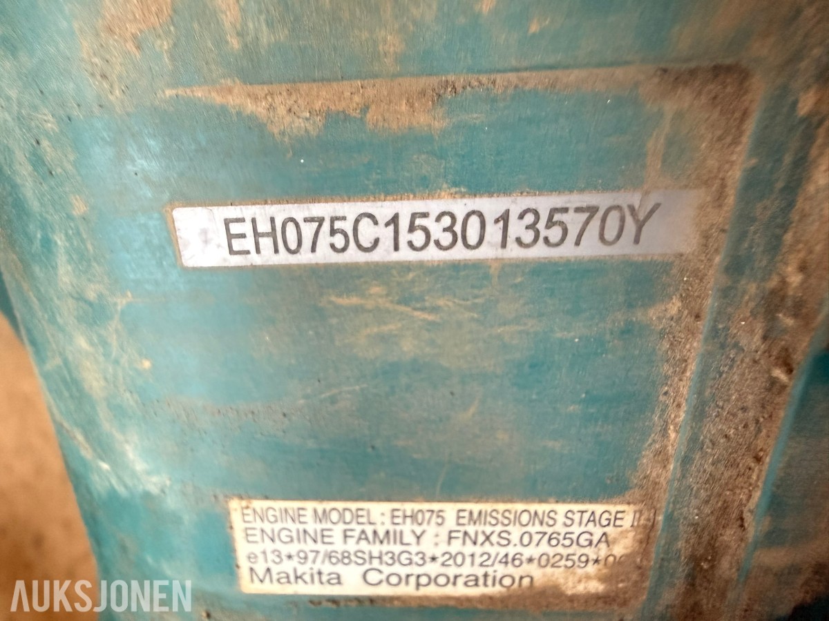 2016 Makita EK7651H bensindrevet kappemaskin - REP OBJEKT