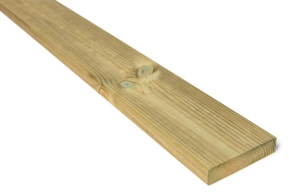Terrassebord 21x95 CU impregnert KL.2 Full pakke 958m 93m2 Bergene Holm