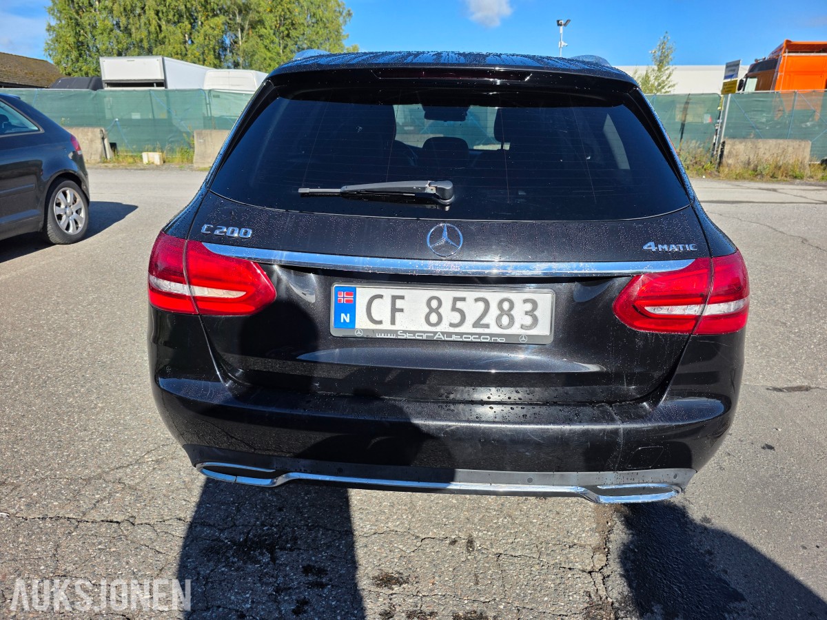 2017 Mercedes-Benz C 200 2.0-184 4MATIC-service historikk-EU-Gokjent til 03/2028