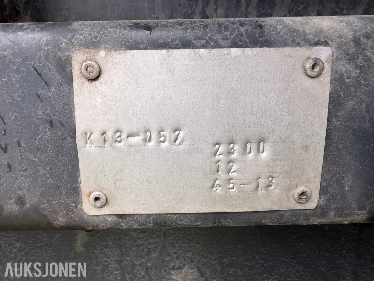 2012 Krokcontainer.no dumperkasse – 5,80 m – hydraulisk baklem