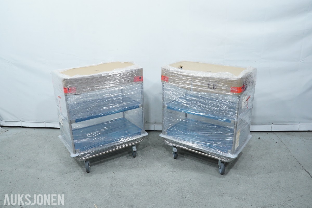 2 stk. Hupfer serveringstraller