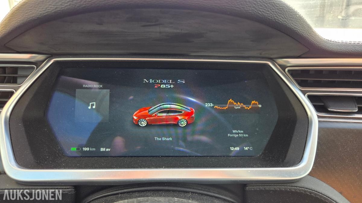 2014 Tesla MODEL S p85+ Rep objekt , 298000km